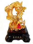 Golden Dragon Statue