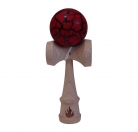 Black/Red Crackle Kendama