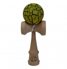 Black/Yellow Crackle Kendama