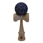 White/Dark Purple Crackle Kendama