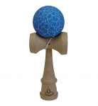 White/Blue Crackle Kendama