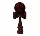 Full Print Red/Black Crackle Kendama