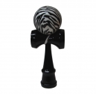 Zebra Kendama with Black Handle