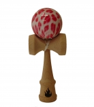 Red/White Leopard Kendama