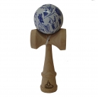 Blue/White Butterfly and Flower Freestyle Kendama