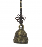 Bell Charm with Auspicious Image