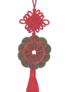 Plum Shape Feng Shui Coin Charm