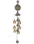 3-Layer Bell Charm with Double Pi Yao