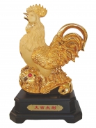 17 Inch Big Golden Rooster Statue