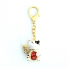 Lucky Cat Amulet Keychain 