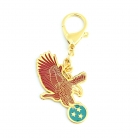 Red Eagle Protection Amulet Keychain 