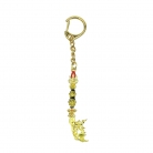 Gold Trident of Guru Rinpoche Keychain