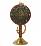 Hooking Abundance Mirror Amulet Keychain