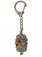 5 Dzambala Prayer Wheel Keychain