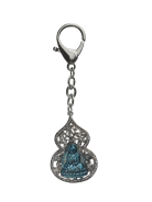 Blue Medicine Buddha Wu Lou Keychain Amulet