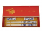 Set of Blue Plum Flower Porcelain Chopsticks