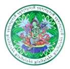 Green Tara Window Sticker