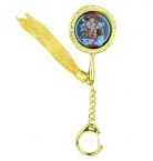 White Dzambala Mirror Keychain