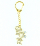 Bejeweled HRIH Seed Syllable Keychain Amulet