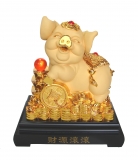 18 Inch Big Golden Pig Statue