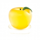 Gold Apple with Peace Symbol
