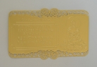 Heart Sutra Mantra on Gold Card