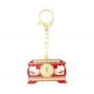 Prosperity Chest Featuring Maneki Neko Amulet Keychain