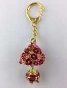 Peach Blossom Tree Keychain Amulet