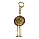 The Earth Cross Mirror Keychain Amulet