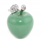 Jade Apple with Leaf