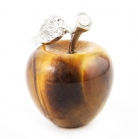 Tiger Eye Apple with Leaf