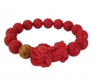 Red Stone Bracelet w/ Pi Yao