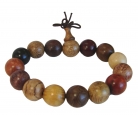 16mm Big 7-Natural Wood Bracelet