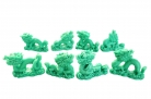 8 Green Dragons Set