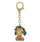 Wealth Tree With Mongoose And 6 Birds Keychain