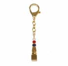 Five Element Pagoda With Om Ah Hum Keychain