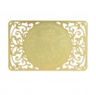 Wealth-bringing Mongoose Gold Talisman Card