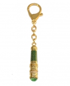 Green Tara Mantra Wand Keychain Amulet