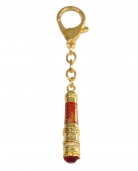 Red Hayagriva Mantra Wand Keychain Amulet