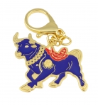 Asset Wealth Bull Keychain Amulet