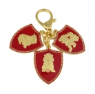 3 Celestial Shields Keychain Amulet