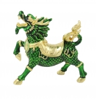 Green Chi Lin Dragon Horse