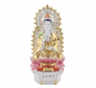 12 Inch Golden Kuan Yin Statue