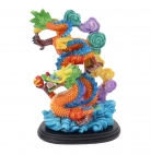 Colorful Dragon Statue