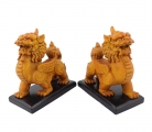 Pair of 5.5 Inch Pi Yao Statues