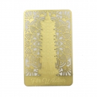 Wisdom Pagoda Golden Talisman Card