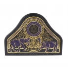 Anti Robbery Protection Plaque w/ Elephant and Rhino