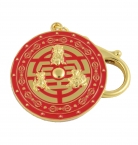 3 Celestials Protection Shield Amulet Keychain