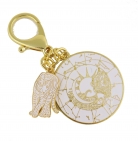 White Tiger Lunar Mansions Harmonizing Amulet Keychain