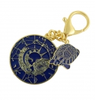 Black Tortoise Lunar Mansions Harmonizing Amulet Keychain